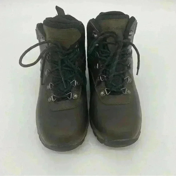 Eddie Bauer Men’s Insulated Leather Boots Brown Size 8.5M - Picture 1 of 6